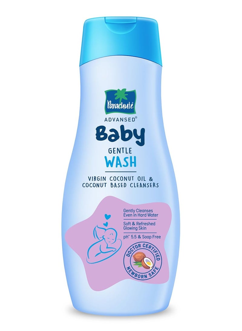 Parachute Parachute Advansed Baby Gentle Wash for New Born | Gently cleanses in Hard water | Doctor certified | 410 ML - Image 1