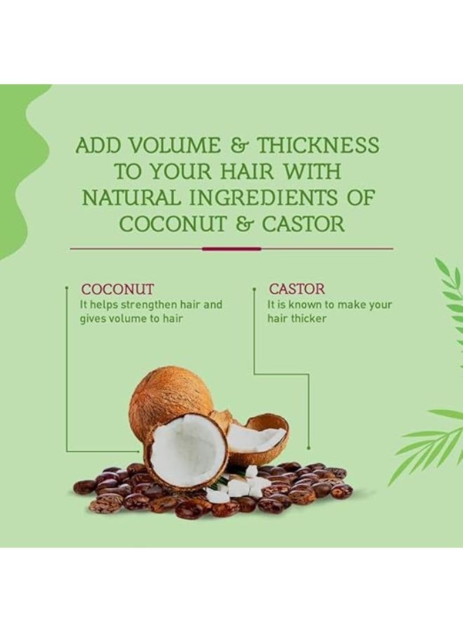 Vatika Hot Oil Treatment Coconut & Castor, For Volume & Thickness 1 Kg - Image 3