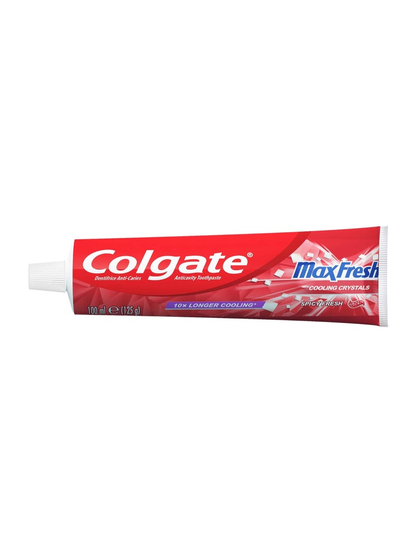 Colgate - Colgate Max Fresh Spicy Toothpaste with Cooling Crystals - 100ml X 3 - Image 1