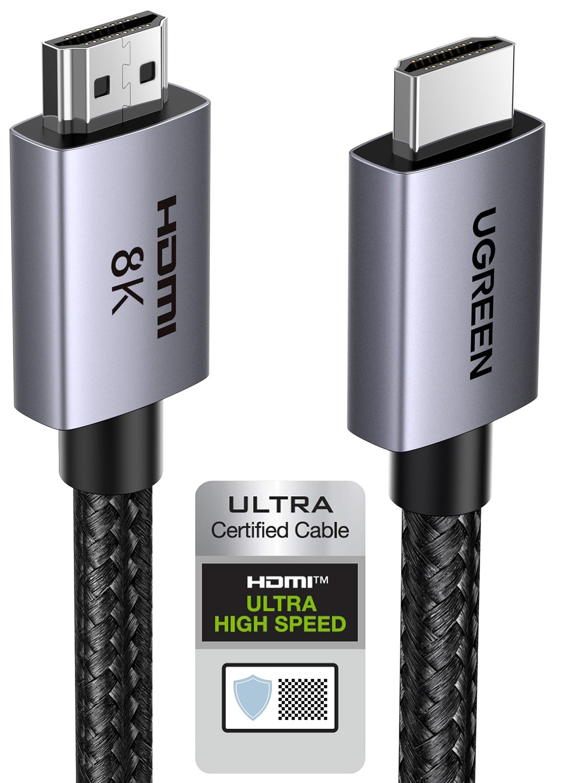 Ugreen 8K HDMI Cable 2M, High Speed HDMI Cord 48Gbps 8K@60Hz
