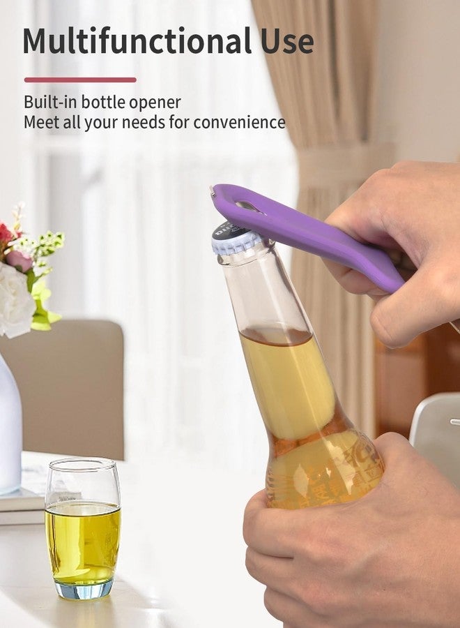 CYDW Mason Jar Opener Tool with No Lid Dents or Damage, Can Opener Manual Multi-Purpose, Easy Twist Manual Handheld Top Remover Utensil, Canning Supplies Tools and Bottle Opener, Made For Lifetime - Image 4