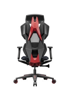 AFTERWORK Astron Gaming Chair - Premium Ergonomic Gaming Chair with Multi-Functional Mechanism, Headphone Hanger, Carbon Fiber Textured Frame and Adaptive Shoulder & Lumber Support (Red)  - Image 2
