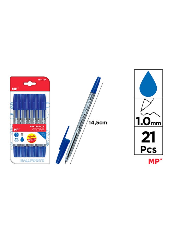 MP أقلام حبر جاف 1.0 مم