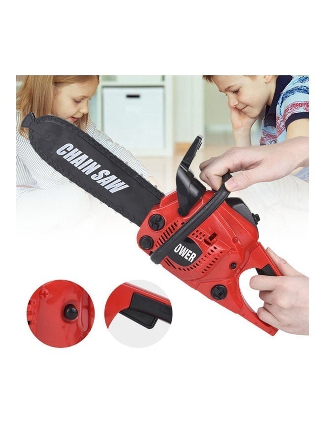 Simulation Chainsaw Pretend Play Toy with Realistic Sound & Vibration, Safe Soft Plastic Handheld Lumberjack Tool Toy for Role Play - Image 4