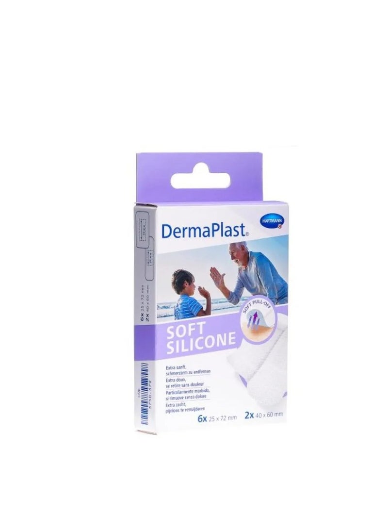 Hartmann Dermaplast – Soft Silicone Bandages 8 Strips 