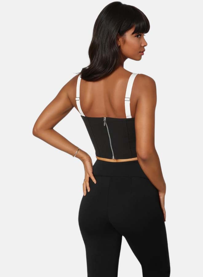 bebe Corset Knit Top - Image 4