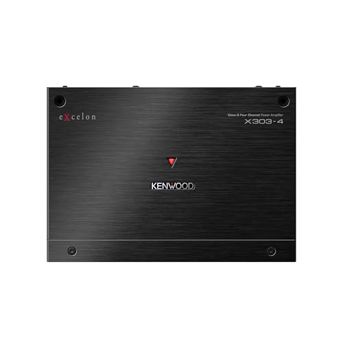 KENWOOD eXcelon X3034 Class D 4Channel Power Amplifier HighPerformance 600W Compact Amp with Adjustable Controls Superior Sound Clarity and Advanced Protection - Image 1