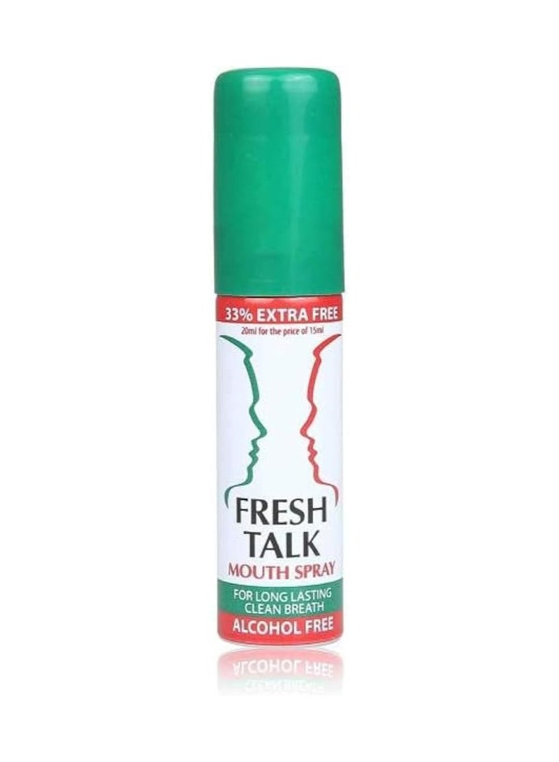 fresh talk Fresh Breath Mouth Spray 20 ml - Image 1
