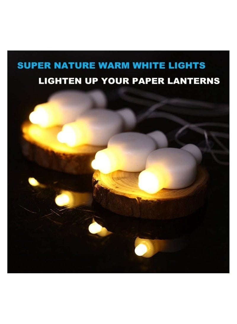 Captaintech LED Balloon Light Colorful LED Mini Party Lights Hanging Paper Lanterns Light for Decorations Waterproof White LED Bulbs Lights for Indoor Outdoor Balloon Birthday Party Decor - Image 3