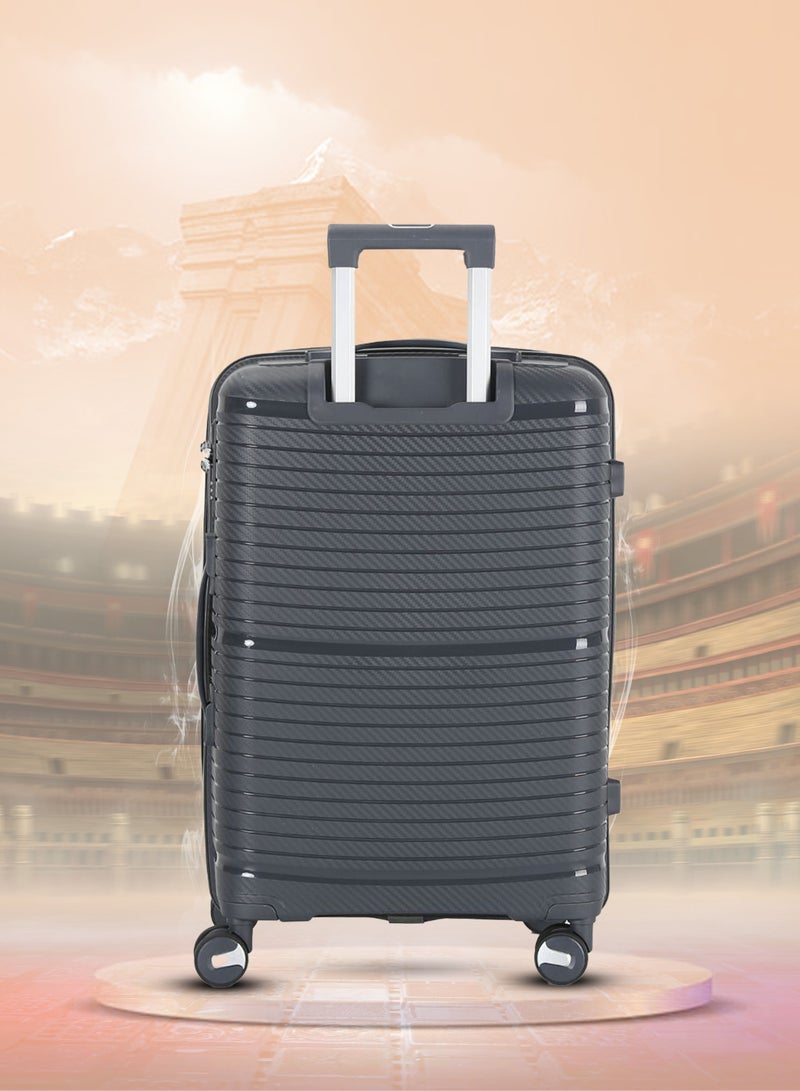 فيبتور طقم حقائب سفر بعجلات 3 قطع PP حقيبة جانبية صلبة بعجلات دوارة 360 درجة مع قفل TSA - Image 5