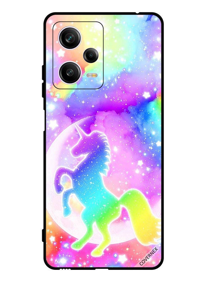 Covernex Protective Case Cover For Xiaomi Redmi Note 12 Pro Rainbow Unicorn - Image 1