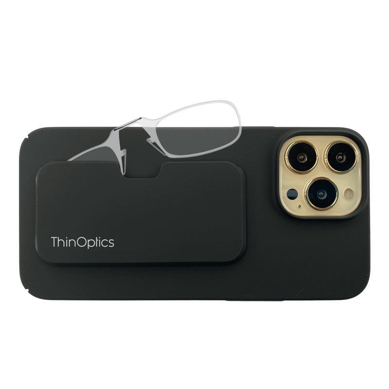 ThinOptics Slimline Rectangular Reading iPhone 15 Pro Max CaseClear Glasses 44 mm 25 - Image 3