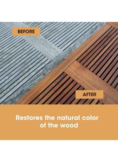 Furniture Clinic Furniture Clinic Teak Oil | Wood Oil Protects & Cleans Outdoor & Indoor Furniture, Boats, Shower Benches | Restore & Protect Wood, Prevent Drying & Other Damage | Natural Matte Finish | 17oz/500ml  - Image 4