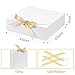 WLUSEAXI 10pack Gift Boxes with Lids 65x65x2 White Gift Boxes For Presents Paper Boxes Gift Boxes with Ribbon for Birthday Wedding Party Chocolate Candy - Image 4