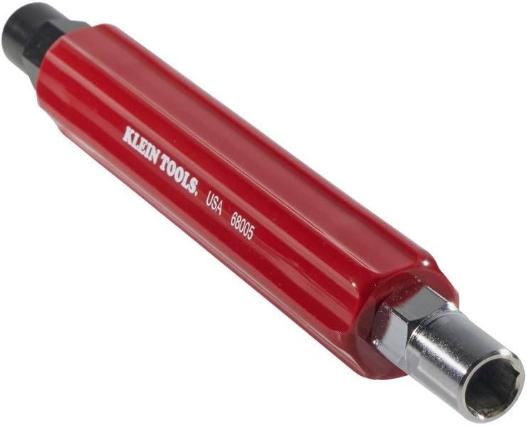 Klein Tools 68005 High Impact Can Wrench with 7/16-Inch and 3/8-Inch Hex Sockets for Telecom - Image 4