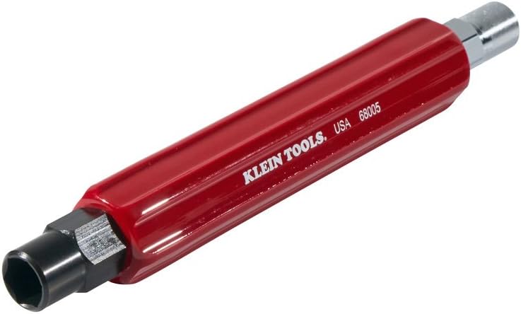 Klein Tools 68005 High Impact Can Wrench with 7/16-Inch and 3/8-Inch Hex Sockets for Telecom - Image 2