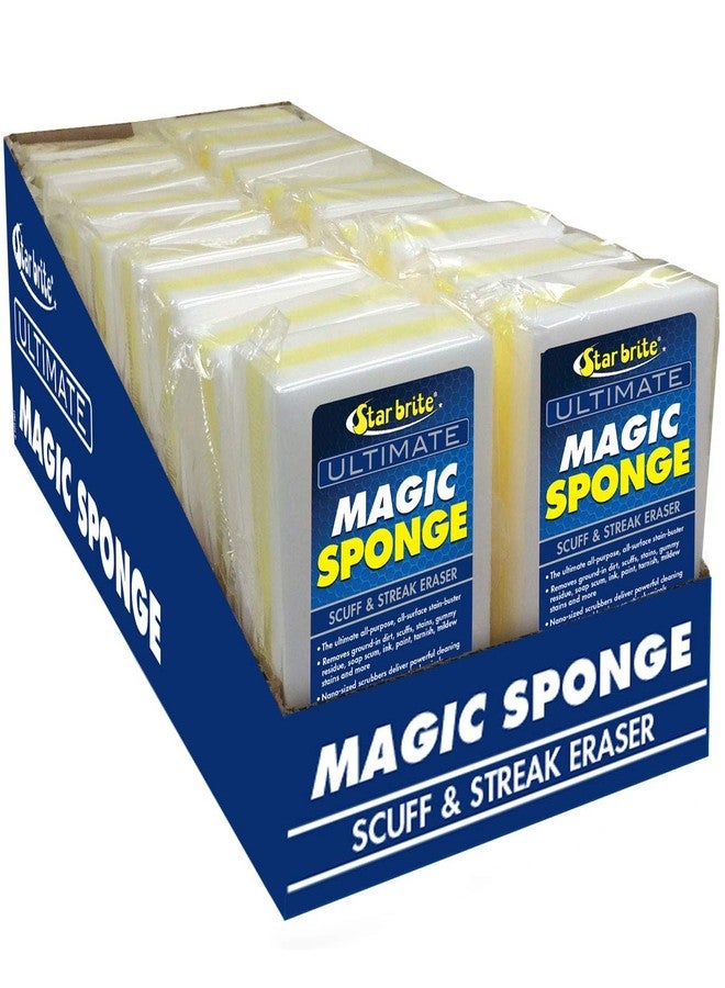 STAR BRITE Magic Sponge Scuff & Streak Eraser Cleaner 18 Pieces Display - Image 1