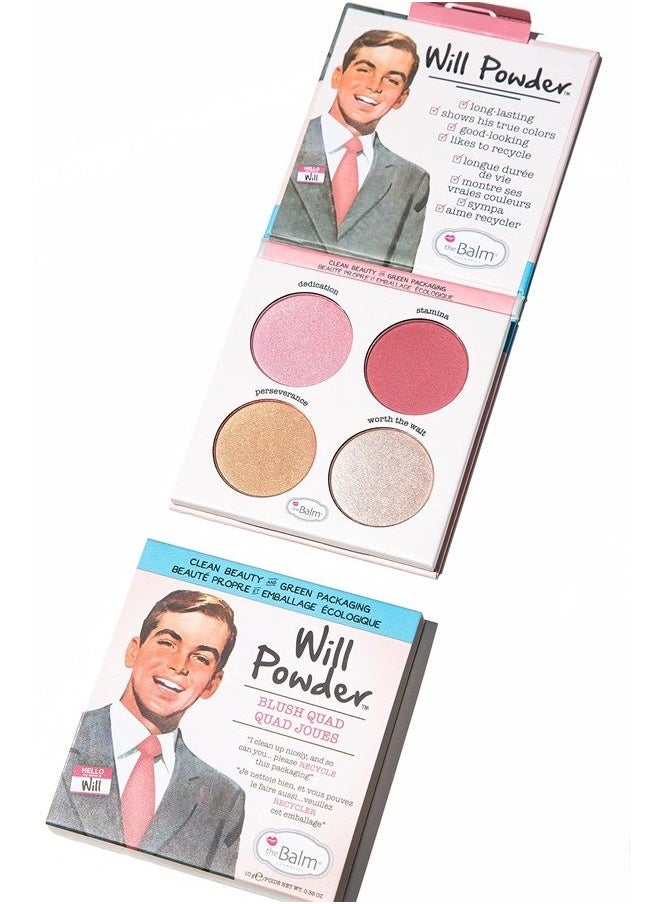 theBalm - theBalm Will Powder Blush Quad, 1 ct. - Image 1