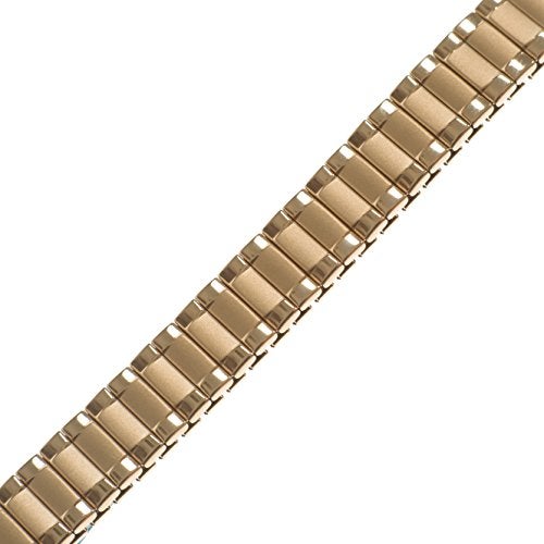 Gilden Ladies Expansion 9-16mm Custom Length Stainless Steel Watch Band 124-YL (Fits 9-13mm lugs, Extra Long, Gold) - Image 2