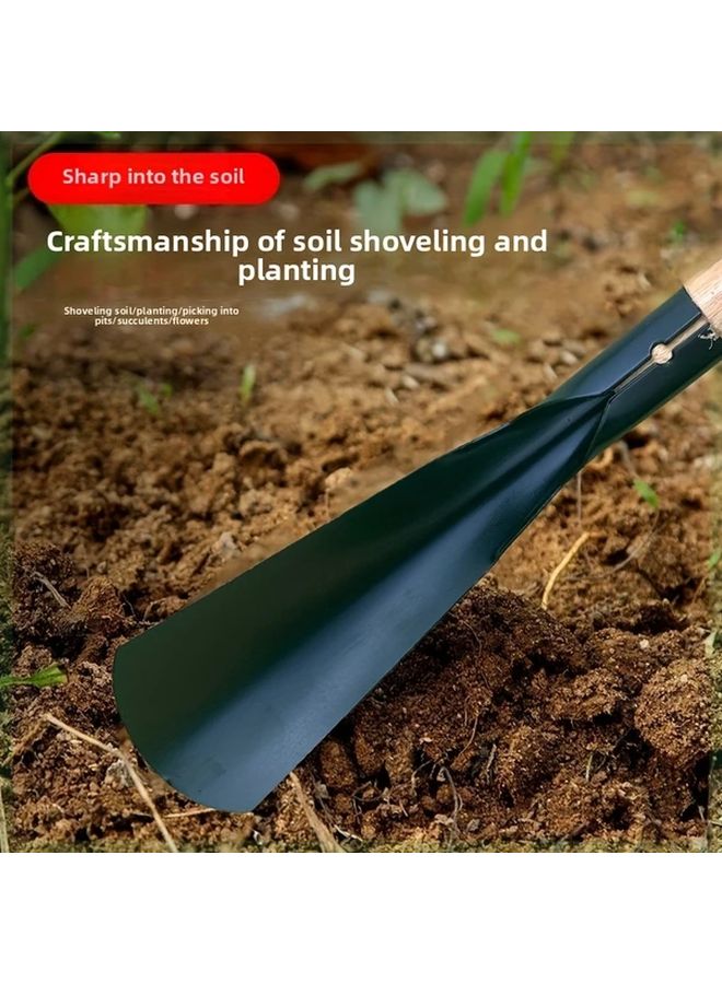 2Pc Garden Hand Shovel Set Durable Metal Tool With Wood Handle For Digging Weeding Planting - Image 5