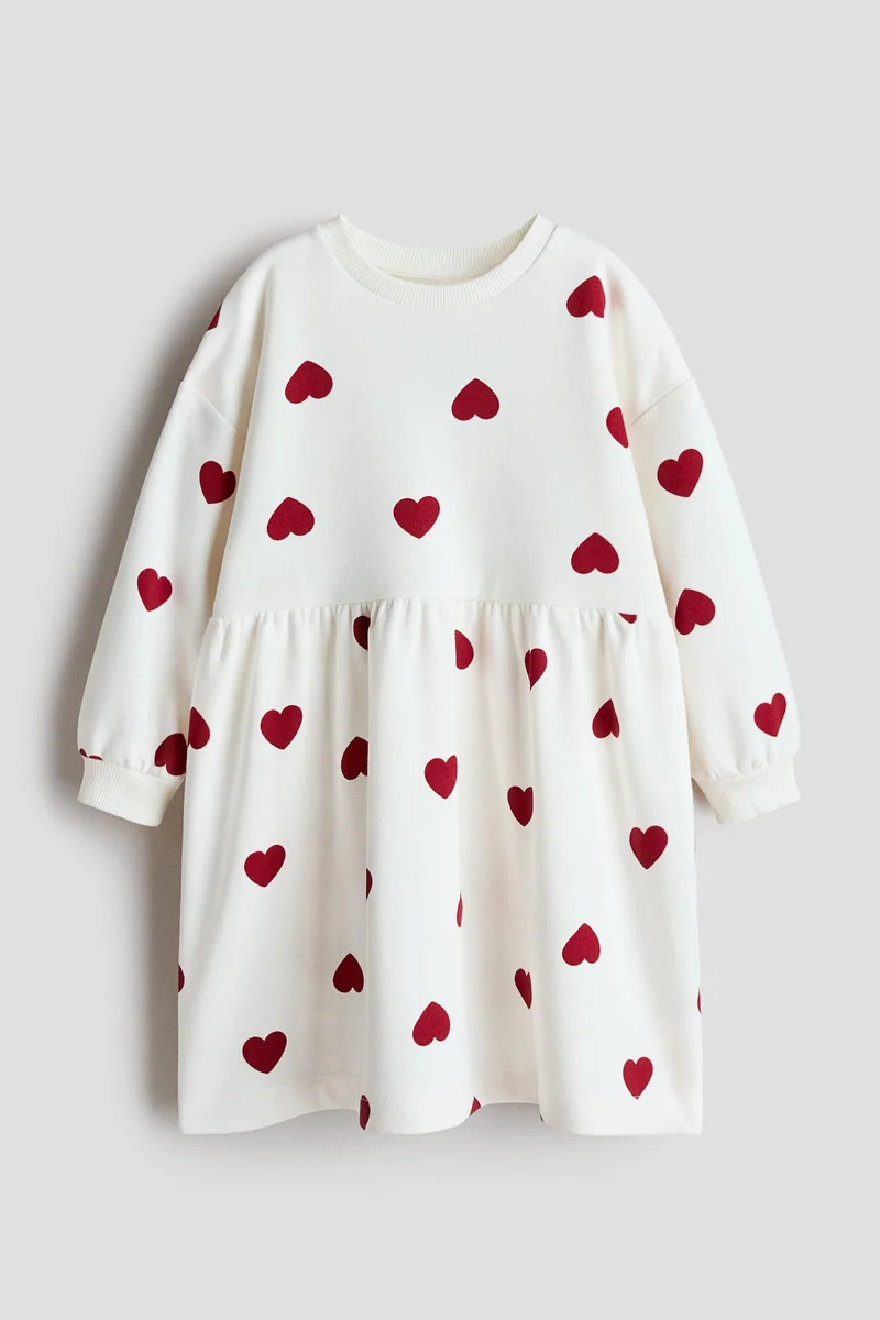 اتش اند ام فستان بتصميم سويت شيرت فضفاض