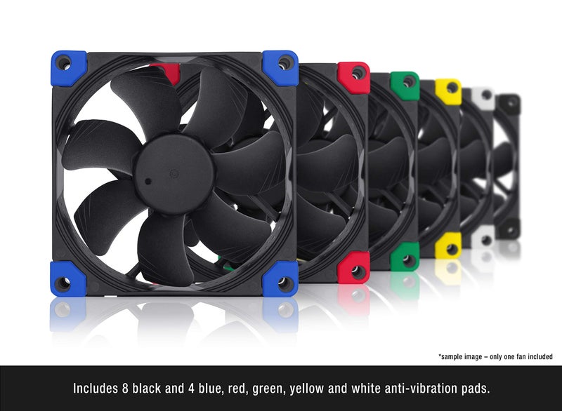 NOCTUA مروحة نوكتوا NF-A9 PWM chromax.أسود.قابل للتبديل، مروحة هادئة متميزة، 4 دبابيس (92 مم، أسود) - Image 4