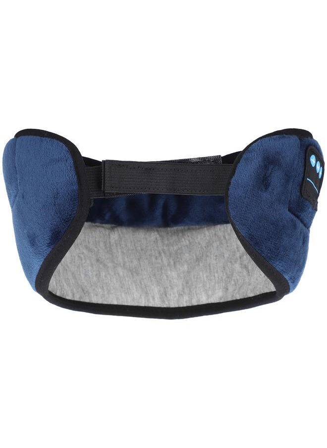 Home Office Bluetooth Headphones Sleeping Eye Mask Wireless Built in Earphone Music MaskBlue
