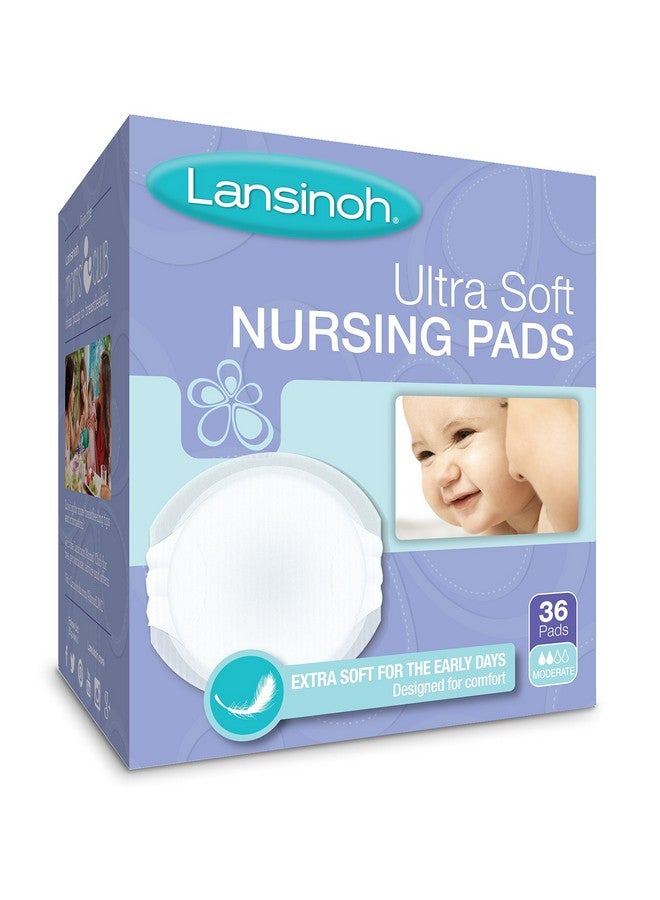 Lansinoh Nursing Pads, Pack of 36 Ultra Soft Disposable Breast Pads - Image 1