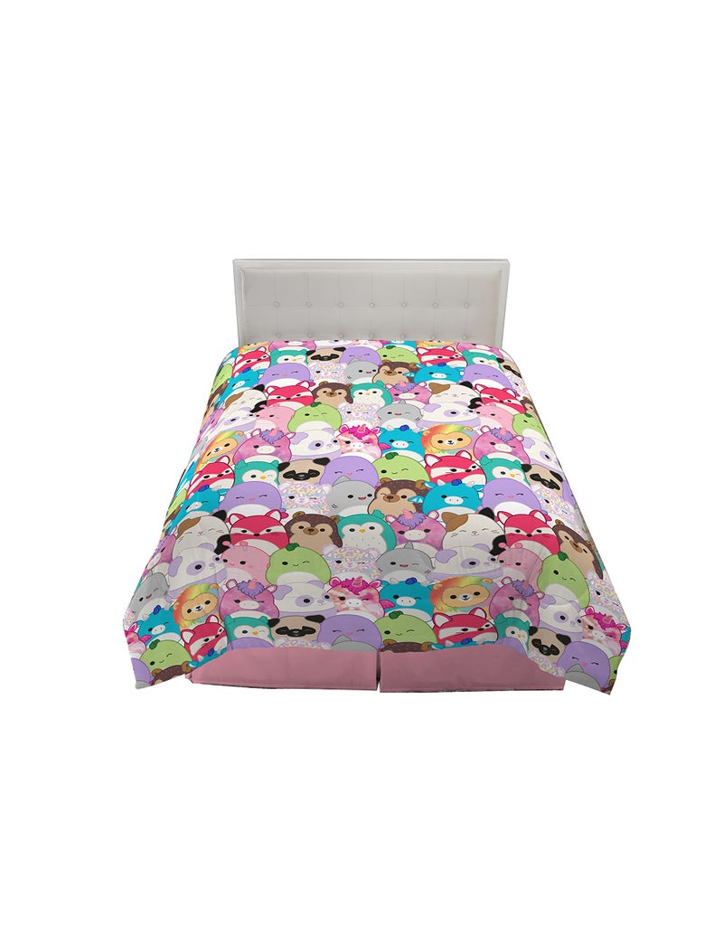 Franco Franco Squishmallows Bedding Super Soft Microfiber Reversible Comforter Full Official Licensed Product 