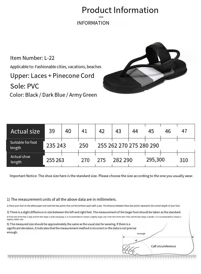 LOULUEN Non Slip Summer Beach Slippers for Home, Travel & Outdoor - Image 3