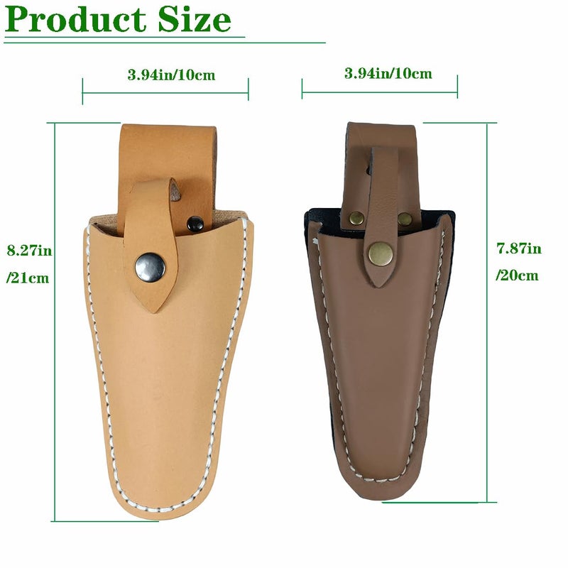 RUIVEO 2pcs Pruner Holster,Pliers Holster with Snap Gardening Case Pouch Bag,Gardening Scissors Tool Holder for Garden Shears, Tool Pliers, Pruning Knife Belt Cover - Image 5