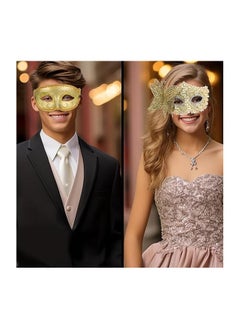 The Bros Masks, Couples Masquerade Masks Venetian Party Halloween Costumes Masks Carnival Masks Cosplay Party Costumes Prom Wedding Party  - Image 4