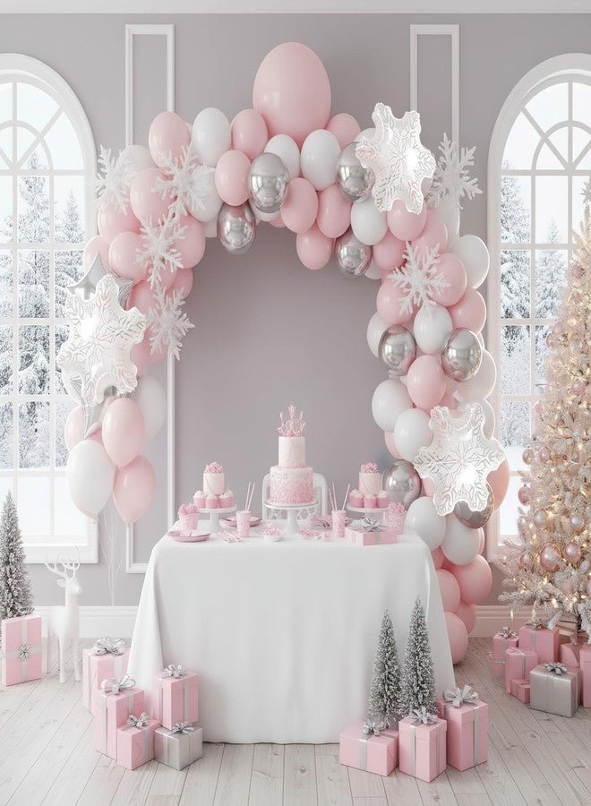 besttideyes pink winter balloons - Image 3