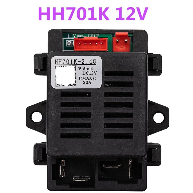 JN CREATIONS | 7 Pin HH701K-2.4G-6V 2.4G Remote Control Bluetooth Receiver Motherboard for Kids Powered Ride-On Car [ONLY Circuit] (6V HH707K) - Image 2