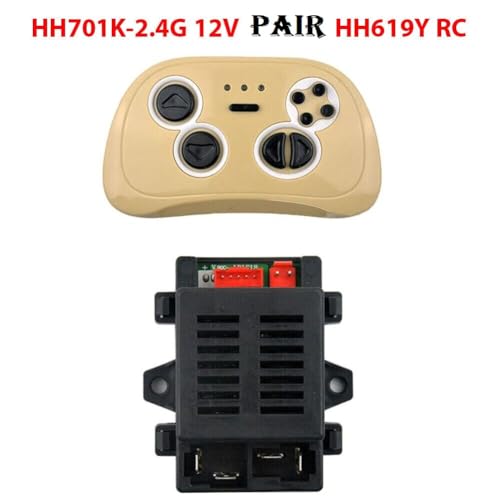 JN CREATIONS | 7 Pin HH701K-2.4G-6V 2.4G Remote Control Bluetooth Receiver Motherboard for Kids Powered Ride-On Car [ONLY Circuit] (6V HH707K) - Image 3