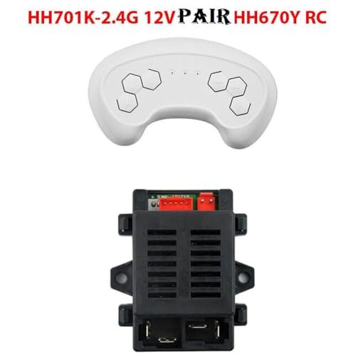 JN CREATIONS | 7 Pin HH701K-2.4G-6V 2.4G Remote Control Bluetooth Receiver Motherboard for Kids Powered Ride-On Car [ONLY Circuit] (6V HH707K) - Image 4