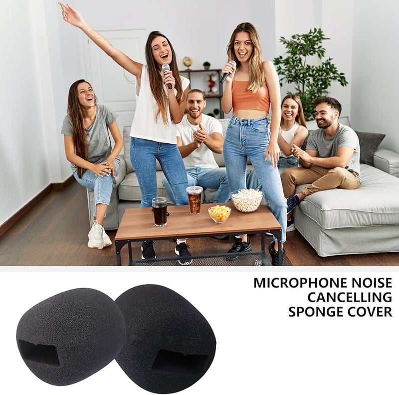 Lavalier Microphone Noise Reduction Sponge Sleeve Windscreen Protector 8 5x7cm - Image 3