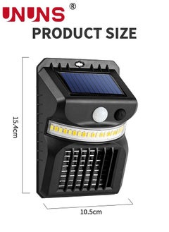 كشاف LED يعمل بالطاقة الشمسية، صاعق البعوض 2 في 1 يعمل بالطاقة الشمسية مع ضوء الأشعة فوق البنفسجية، مصابيح حائط للحديقة مثبتة على الحائط مع 3 أوضاع ومستشعر حركة للشجرة، الفناء، الفناء - pzsku/ZE97121AF7DB0BC24985AZ/45/_/1690423939/26a6e7ab-3e10-4803-b818-be49987dd0d9
