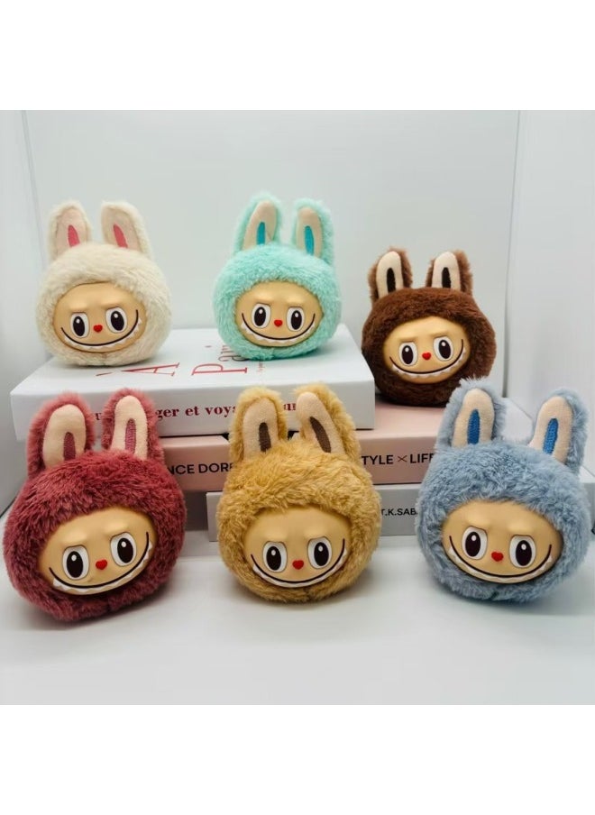 Generic - Generation Vinyl Plush Head Small Pendant Second Generation Cloth Key Chain Ugly Cute Doll-Specification:.second Generation Turmeric-Color:Pendant Is About 11cm - Image 1