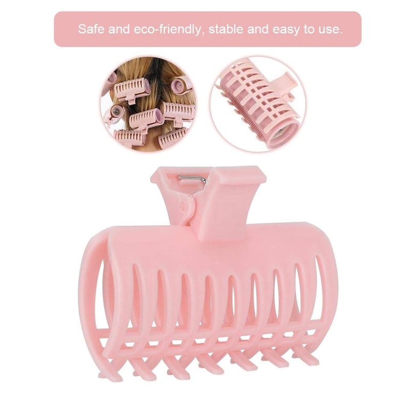 comfrt Hot Roller Clips, 15Pcs Roller Diy Curly Hairstyle Hair Curling Hair Tool for Women Girls Pink[1#] - Image 3