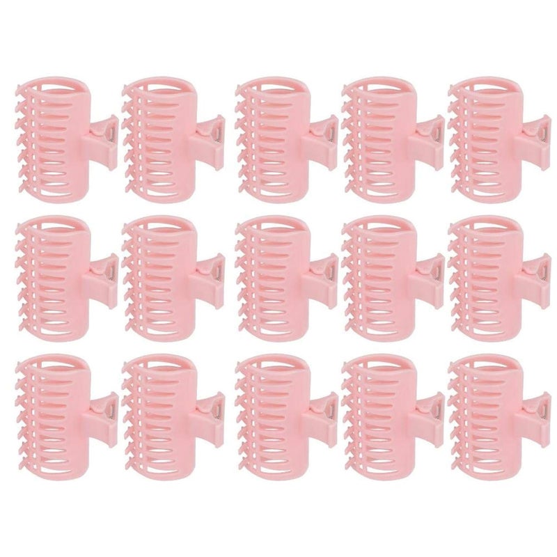 comfrt Hot Roller Clips, 15Pcs Roller Diy Curly Hairstyle Hair Curling Hair Tool for Women Girls Pink[1#] - Image 1