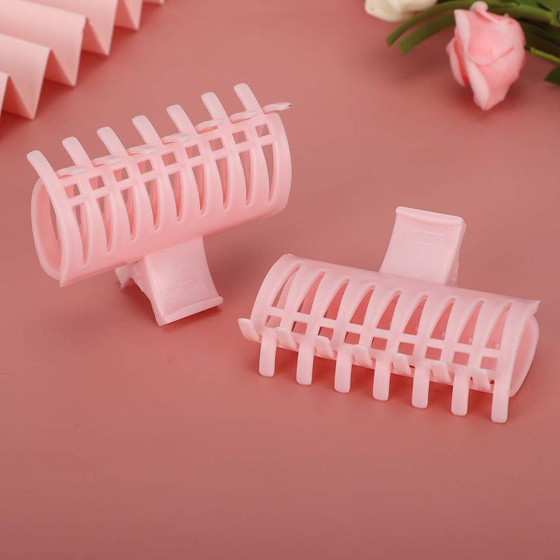 comfrt Hot Roller Clips, 15Pcs Roller Diy Curly Hairstyle Hair Curling Hair Tool for Women Girls Pink[1#] - Image 5