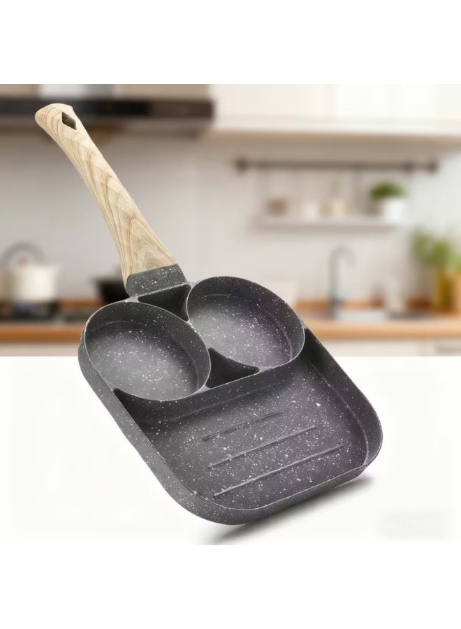 AMM Non Stick Frying Pan for Eggs, Pancakes & Steak | Nonstick Skillet for Breakfast, Burgers & Omelette | Easy Clean Frying Pan - Image 3