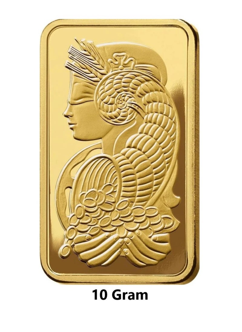 24K Gold Fine Gold Saudi Bar 999.9 -10Gram 