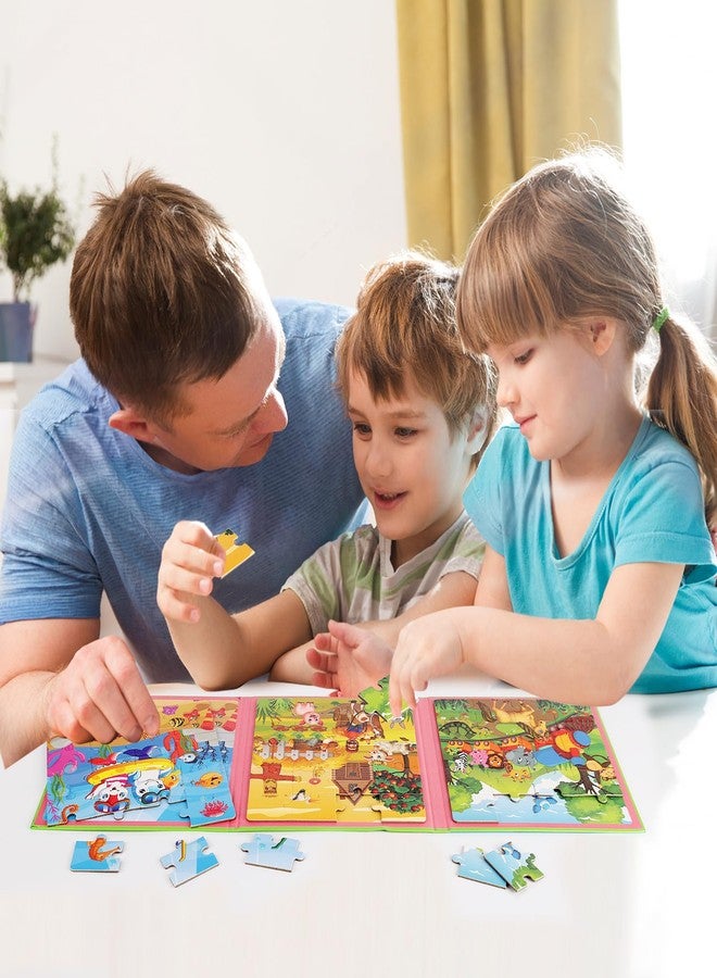 NASHRIO Magnetic Puzzles for Kids Ages 4-6, 20-Piece Travel Toys Animal Toddler Puzzles Ages 2-4, Educational Learning Magnets, Ideal Road Trip Activities Toys for 2 3 4 5 6 Boys and Girls - Image 5