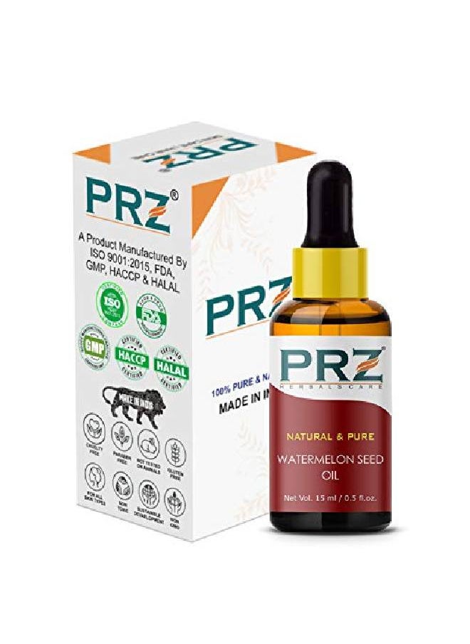 PRZ Watermelon Seed Cold Pressed Carrier Oil (15ML)  - Image 3