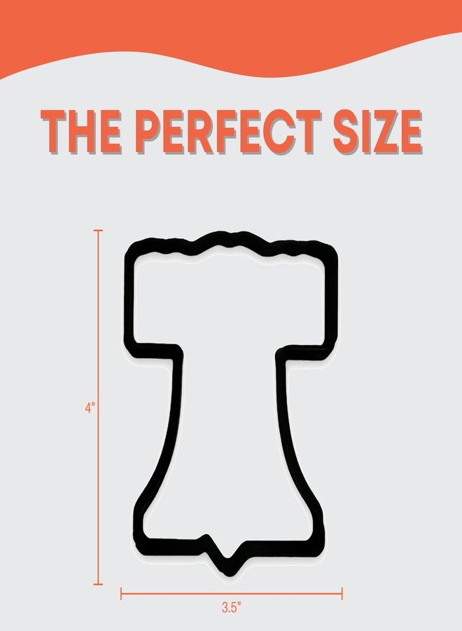 Bundle of Fun Liberty Bell Cookie Cutter with Easy to Push Design (4 inch) - Image 2