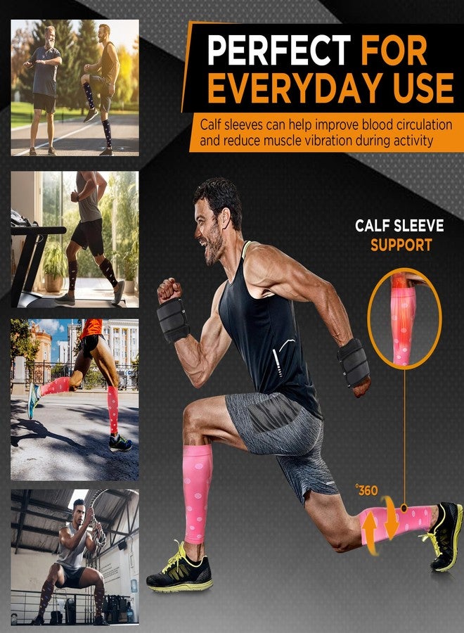 Doc Miller Calf Compression Sleeves For Women & Men – 20-30mmHg Footless Compression Socks, Shin Splints Relief, Compression Leg Sleeve For Running, Nurses, Varicose Veins, Calf Support (1 Pair) - Image 2