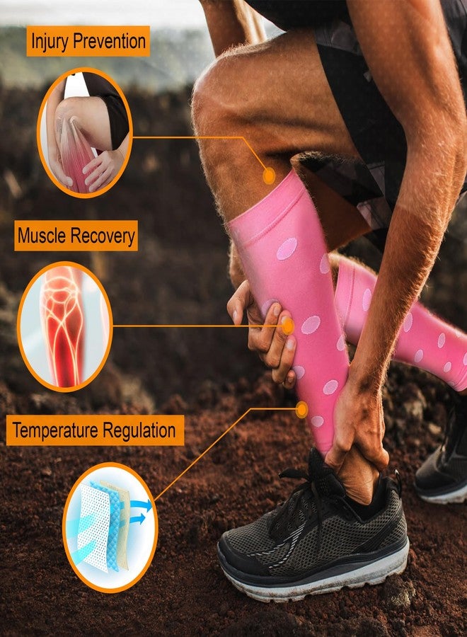 Doc Miller Calf Compression Sleeves For Women & Men – 20-30mmHg Footless Compression Socks, Shin Splints Relief, Compression Leg Sleeve For Running, Nurses, Varicose Veins, Calf Support (1 Pair) - Image 3