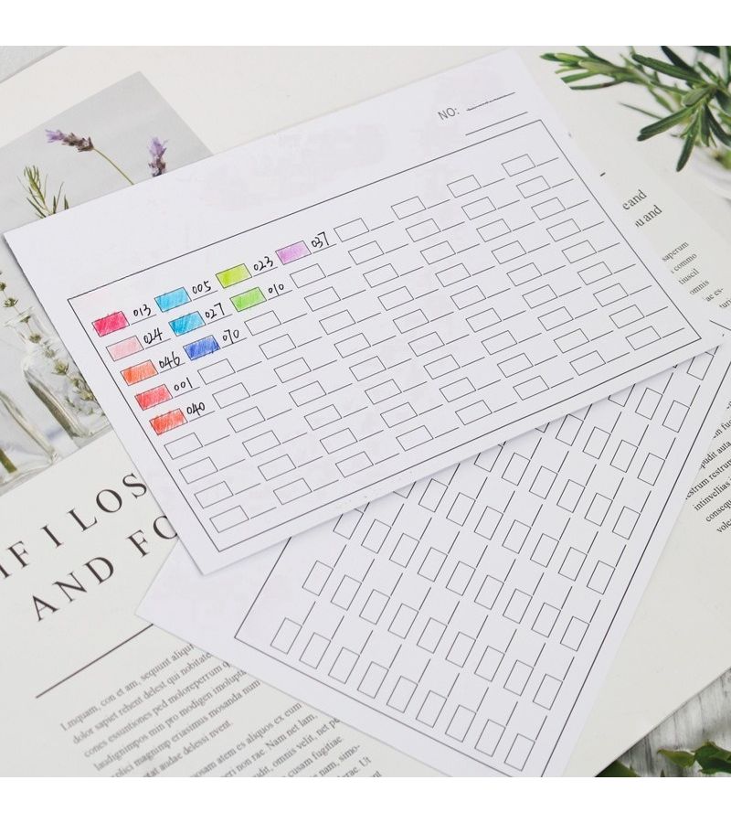 10pcs Color Filling Card Double Sided Matte Surface Art Recording Supplies For Colored Pencils Watercolor Pen Marker Pen Projects - Image 4